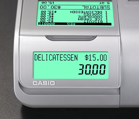 Detailansicht Kundenanzeige der Registrierkasse SE-S3000 (GoBD/GDPdU-konform)